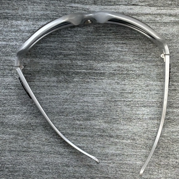 Biker Wrap Around Prism Mirrored Wrap Around Frame Sunglasses Flames Iron Cross - Picture 9 of 16